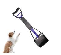HJIAMA 45 cm Recoge Cacas de Perros, Negro, Plástico, Elegante, Plegable, Perros Accesorios, Ergonómico, Práctico, Recogedor de Caca para Perros, para Eliminación Excrementos Perros y Gatos