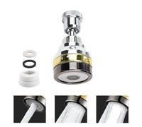 HJIAMA Aireador Grifo, Brisa Jet Extensor Grifo Cocina, Tres Modos Adaptador Grifo, Boquilla para Grifo, Ahorro Agua, Prueba Salpicaduras, para Cocina y Baño