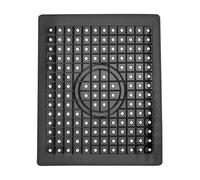 HJIAMA Alfombrilla Fregadero Cocina, Soporte Estropajo Fregadero, Plegable Cortable Faucet Drain Pad Negro, Alfombra Drenaje para Baño, Cocina, Mesa Comedor, Fregadero