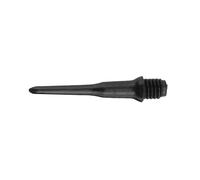 HJIAMA Cabeza de Dardo 200 Piezas, Hnegro Cabeza de Dardo, Negro, Diseño Roscado, Pom Dardos Puntas Plástico, Dureza Moderada, para Reemplazar Cabezas Dardos