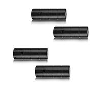 HJIAMA Clavijas para Bicicleta 4 Piezas, Hierro Clavijas de Pedal, Alta Dureza, Negro Clavijas de Pie de Bicicleta, Pedal extensión Eje para Bicicleta Montaña, Bicicleta Carretera, Scooter