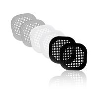 HJIAMA Colador Fregadero 6 Piezas Rejilla Desague Ducha Fácil de Limpiar Diseño de Malla Fina Plástico Filtro Fregadero 14,5 X 14,5 cm con Ventosa para Cocina Fregadero Baño