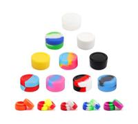 HJIAMA Mini Recipientes de Silicona 15 Piezas, 5 ml y 3 ml Recipientes de Cera, 2 Tamaños Recipientes de Cera Antiadherente Multicolor, para Guardar Ceras, Aceites Esenciales, Cremas