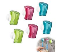 HJIAMA Protector de Cabeza para Cepillos, 6 Piezas Estuche Cepillo Dientes, 3 Colores Funda Cepillo Electrico, Diseño de Ventosa, Funda para Cepillo Dientes para Almacenamiento Cepillos Dientes