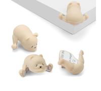 HJIAMA Protector Esquinas, 4 Piezas Protector Esquinas Pared, Silicona Protector Esquinas Muebles, Elástica, Autoadhesiva, No Deja Marcas, para Esquinas Muebles