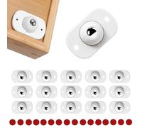 HJIAMA Ruedas para Mover Muebles 16 Piezas, Rotación 60 Grados Ruedas Pequeñas para Muebles, Movimiento Silencioso Ruedas para Muebles, para Cajas Almacenamiento, Muebles Pequeños