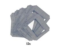 HJKBCLEH Fregonas For Limpieza De Cristales For Robot Aspirador W140, 24 X 24 Cm, Trapos Lavables For Lavar Ventanas, Repuestos Y Accesorios.(12pcs)