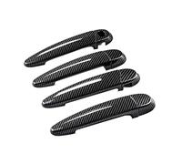 HJKDSZ LHD Embellecedor De Coche Manijas Puerta Exterior Cubierta Cuenco Pegatina Protección Para 1 3 Series E87 E90 E91 E92 E93 F30 X1 X2 X3 X4 X6 Cubierta manija puerta exterior(Carbon)