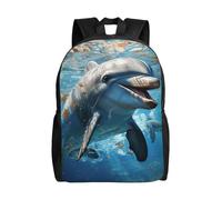 HJKJKKJ Mochila de viaje para mujeres y hombres, búhos en una rama, mochila ligera de 15 pulgadas, mochila informal para computadora, Winter the Dolphin, One Size, Mochilas de viaje