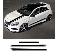 HJKJNBF Etiqueta engomada del Cuerpo Coche, para Seat Ibiza 6L 6J 6P Leon FR 5F Personalizadas Coche Pegatinas capó Cuerpo Pegatinas Decoración,A