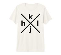 hjkl Diseño para programadores usando Vi/Vim - Negro Gráfico Camiseta Premium