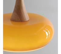 HJLJKG 3 Light Cluster Milk Glass Pendant Light Orange Glass Mid Century Chandelier Drum Fixture,Wall Lamp