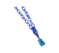 HJLJKG 925 Sterling Silver Bear Necklace For Women, Cute Colorful Bears Pendant Chain Chokers Animal, Gummy Necklace, Jewelry, Charm, Panda Girls,