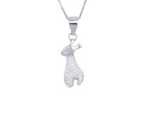 HJLJKG 925 Sterling Silver Giraffe Necklace For Women, Cartoon Girls, Charm, Jewelry, Cute Animal Pendant, Chain