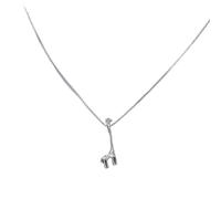 HJLJKG 925 Sterling Silver Giraffe Necklace For Women, Cartoon Girls, Charm, Jewelry, Cute Animal Pendant, Chain