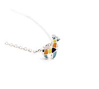 HJLJKG 925 Sterling Silver Giraffe Necklace For Women, Cartoon Girls, Charm, Jewelry, Cute Animal Pendant, Chain