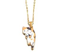 HJLJKG 925 Sterling Silver Kitty Necklace For Women And Girls, Cute Pet Cat Pattern Pendant Necklaces, Black Women, Choker