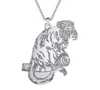 HJLJKG 925 Sterling Silver Monkey Necklace For Women And Men, Animal Necklaces, Cage Pendant, Charm, Girls, King Pendant Birthday