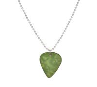HJLJKG 925 Sterling Silver Rock And Roll Necklace For Women Men, Heart Shape Pendent Guitar Pick Movie Peripherals Neck Chain, Spiked Choker, Punk Necklace, Spike