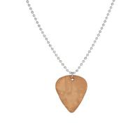 HJLJKG 925 Sterling Silver Rock And Roll Necklace For Women Men, Heart Shape Pendent Guitar Pick Movie Peripherals Neck Chain, Spiked Choker, Punk Necklace, Spike