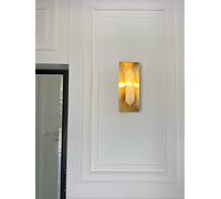 HJLJKG Bedroom Marble Wall Lights AC Luxury LED Applique Murale Living Room Lamp, Wall Lamp (Color : Warm White)