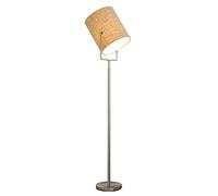 HJLJKG Bedroom Pedal Standing Lamp Linen Lamp Shade Reading Lamp Adjustable Gooseneck Bright/MAX for Bedroom Living Room Study Room
