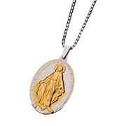 HJLJKG Benedict Necklace For Women And Men, 925 Sterling Silver Saint Pendant Bead Chain, Medals, Medalla De San Benito, Benito Medalla, Medal