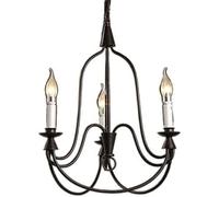 HJLJKG Candlestick Black Chandelier - Style Lamp with V-intage Pendant Lights Jane European and American Rural Pastoral Living Room Ceiling Light,Wall Lamp