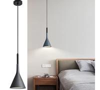 HJLJKG Chandelier, 2 Pack Horn Art Pendant Lights Bedside Lamps, 59IN Adjustable Height Semi Ceiling Light Fixture, Romantic Chandelier Natural Resin Lamp Body Chandeliers for Dining Room Bedroom