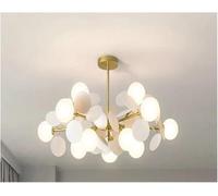 HJLJKG Chandelier, Bedroom Glass Globe Ceiling Pendant Light Living Room Pendant Light Home Decor Indoor,Wall Lamp