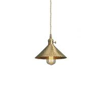HJLJKG Chandelier, Bronze Texture Rustic Lampshade Pendant Light Fixture,Farmhouse Aisle Retro Dome Metal Hanging Lamp, Style Decoration E27 Ceiling Chandelier for Kitchen Island(A,2)