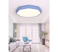 HJLJKG Chandelier, Creativity Saving Ceiling Light Adjustable Dimmable Ceiling Ligh Easy to Install Lighting Fixtures for Bedroom, Living Room and Dining Room(Blue,40cm)