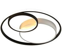 HJLJKG Chandelier, Led Flush Mount Ceiling Light White Light 6000K Home Ceiling Lamp 360° Luminous of The Frame Ceiling Lights Bedroom Living Room Cloakroom(A,40cm)