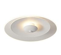HJLJKG Chandelier, Minimalist Close to Ceiling Light Fixtures White Industrial Ceiling Semi Flush Mount Dimmable 1 Flush Mount Acrylic Frame Ceiling Lamp Fixtures for Bedroom Living Dining Room