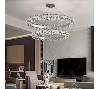 HJLJKG Chandelier, Mordern Luxury Sun Flower Crystal Rings Chandeliers Compatible with Living Room - Home Decor Hanging Ceiling Chandelier,Wall Lamp