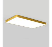 HJLJKG Chandelier, Rectangular Iron LED Flush Mount Ceiling Light Color Large Home Interior Ceiling Lamp 3000K-6000K Three Colors Adjustable Ceiling Lighting for Bedroom, Guest Room, Children'