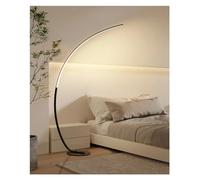 HJLJKG - Corner Light ARC RGB Floor Lamps Black White Remote Floor Lights Stand Light Compatible with Dining Living Room Decor,Wall Lamp