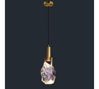 HJLJKG Crystal Chandelier, 3-Color Pendant Light, Adjustable Gold Hanging Ceiling Lamp for Dining Room, Kitchen IslandModern Crystal Chandelier, 3-Color Pendant Light, Adjustable Gold Hanging
