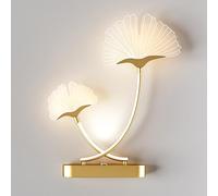 HJLJKG Dimmable LED 18W Acrylic Decorative Light Fixture, Maple Leaf Lamp Color Mode, Living Room Bedroom Pathway Corridor Stairs Balcony Wall Lighting 1 Piece
