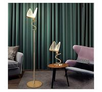 HJLJKG Floor Lamp Contemporary Floor Lamp Butterfly Luxury Aisle Lights Decoration Home Living Room Bedroom Iron Art Decorative Room Decoration (Lampshade Color : A) (B)