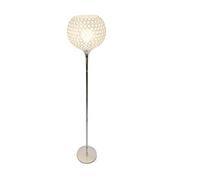 HJLJKG Floor Lamp Crystal Floor Lamp Promotion Floor Light Rod 1.6m Room Bedroom Study Decoration Room Decoration (Body Color : Without Lampshade Color : Sliver)