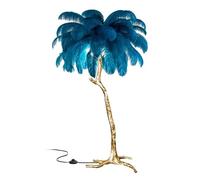 HJLJKG Floor Lamp, Feather Reading Standing Lamps with 3 Color Dimmable Standing Lamp Floor Feather Lamps for Living Room Bedroom Office Decor