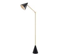 HJLJKG Floor Lamp Floor Lamp Foot switchBedroom & Living Room Floor Lamp - Indoor, Tall Pole Lamp for Office - Reading Standing Light with ARC Hanging Shade Adjustable (Color : Black)