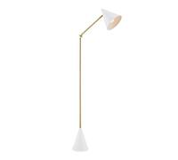 HJLJKG Floor Lamp Floor Lamp Foot switchBedroom & Living Room Floor Lamp - Indoor, Tall Pole Lamp for Office - Reading Standing Light with ARC Hanging Shade Adjustable (Color : White)
