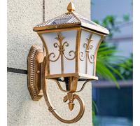 HJLJKG Garden Wall Light Outdoor Lamp Waterproof Wall Lamp Outdoor Wall Lamp with Remote Control Solar Waterproof Wall Lights Industrial E27 Garden Lamp Patio House Wall Decor Lamp,LED Chandelier