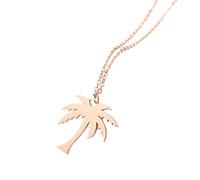 HJLJKG Girls accessories 925 Sterling Silver Coconut Pendant Hawaii Beach Vocation, Palm Tree Necklaces For Women, Tropical Necklace