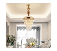 HJLJKG Gold Chandelier Ceiling Light French Luxury Crystal Chandelier Brass Light Decoration Dining Room,Wall Lamp