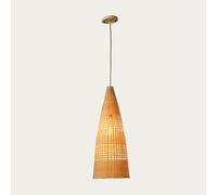 HJLJKG Hand-Woven Pendant Light - Creative Boho Farmhouse Chandelier with Socket for Indoor Decoration in Dining Room, Kitchen Island, and Bedroom(B)
