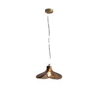 HJLJKG Hanging Lamp, European Post-Minimalist Pendant Light with Adjustable Wire Chandelier Brass Lighting Decoration E27 Base Hanging Lamp Compatible with Dinning Room, Kitchen Island, Bathroom,