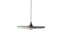 HJLJKG Hanging Lamp, Hanging Lamp, Nordic Creativity Pendentlight Led Light Source Hanging Light Iron Gray Black Flying Saucer-Shaped Chandelier Coffee Shop Dining Room Bedroom Lighting Fixtures